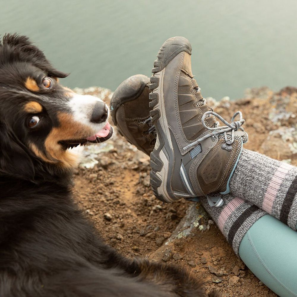 Bottes de Randonnée Keen Femme porno Foncé | Targhee Iii Waterproof Mid | CUFHA-7609